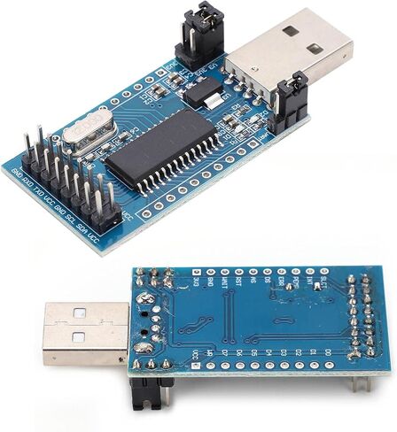 وحدة تحويل المنفذ المتوازي USB إلى UART I2C SPI TTL ISP EPP MEM واجهة 3.3 فولت 5 فولت جهد الإخراج للمشروعات الإلكترونية وعشاق DIY مادة PCB in Kuwait
