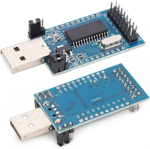 وحدة تحويل المنفذ المتوازي USB إلى UART I2C SPI TTL ISP EPP MEM واجهة 3.3 فولت 5 فولت جهد الإخراج للمشروعات الإلكترونية وعشاق DIY مادة PCB in Kuwait