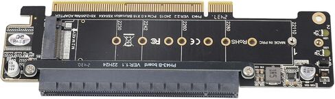 بطاقة توسيع منفصلة PCIE X16 إلى X8 X4 X4 من Keenso مع وظيفة التوصيل والتشغيل لتوافق PCIE 3.0 لمحترفي تكنولوجيا المعلومات in Saudi Arabia