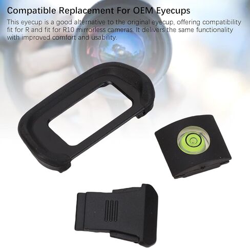 VBESTLIFE Camera Eyecup for R10, 3 in 1 Camera Viewfinder Eyecup Bubble Level Hot Shoe Cap for R, Fit for R10 Mirrorless in Saudi Arabia
