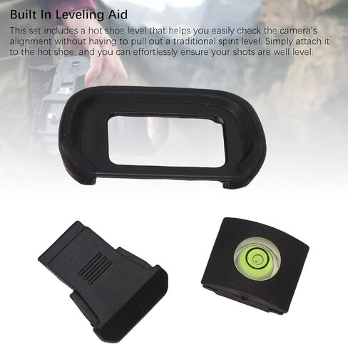 VBESTLIFE Camera Eyecup for R10, 3 in 1 Camera Viewfinder Eyecup Bubble Level Hot Shoe Cap for R, Fit for R10 Mirrorless in Saudi Arabia