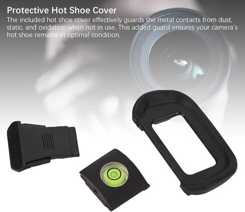 VBESTLIFE Camera Eyecup for R10, 3 in 1 Camera Viewfinder Eyecup Bubble Level Hot Shoe Cap for R, Fit for R10 Mirrorless in Saudi Arabia