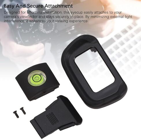 VBESTLIFE Camera Eyecup for R10, 3 in 1 Camera Viewfinder Eyecup Bubble Level Hot Shoe Cap for R, Fit for R10 Mirrorless in Saudi Arabia