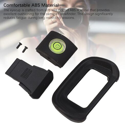VBESTLIFE Camera Eyecup for R10, 3 in 1 Camera Viewfinder Eyecup Bubble Level Hot Shoe Cap for R, Fit for R10 Mirrorless in Saudi Arabia