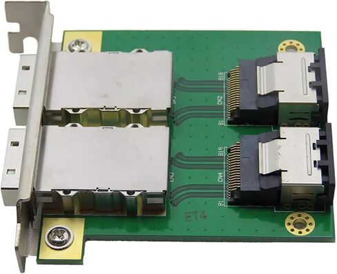 2-Port Internal SFF-8087 to External 8088 PCI Mini SAS Adapter Card Up to 6Gb/s Data Transmission for SAS SATA Drives in Saudi Arabia