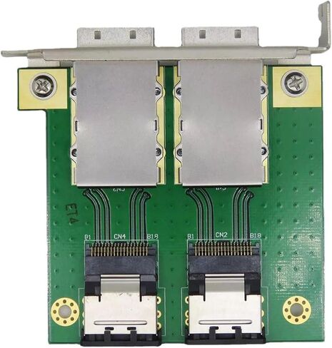 2-Port Internal SFF-8087 to External 8088 PCI Mini SAS Adapter Card Up to 6Gb/s Data Transmission for SAS SATA Drives in Saudi Arabia