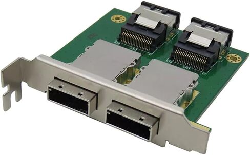 Mini SAS SFF-8087 to SFF-8088 Adapter Card with PCI Slot Profile Mounting Bracket 6Gb/s Data Transfer for Desktop in Saudi Arabia