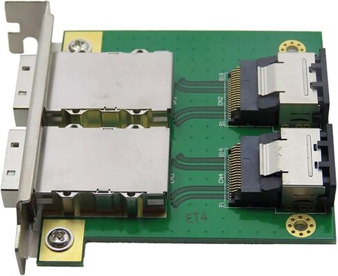 Mini SAS SFF-8087 to SFF-8088 Adapter Card with PCI Slot Profile Mounting Bracket 6Gb/s Data Transfer for Desktop in Saudi Arabia