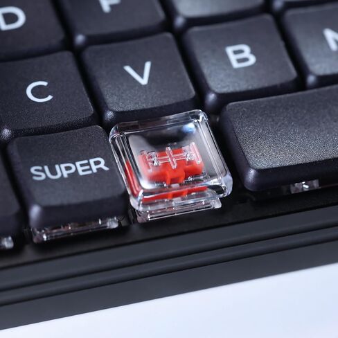 Arctic-Fox Low Profile PBT Mechanical Keyboard Keycaps for Kailh Chocolate Switch, 20-Pack, Custom Artisan Design,White in Saudi Arabia