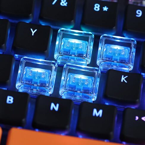 Arctic-Fox Low Profile PBT Mechanical Keyboard Keycaps for Kailh Chocolate Switch, 20-Pack, Custom Artisan Design,White in Saudi Arabia