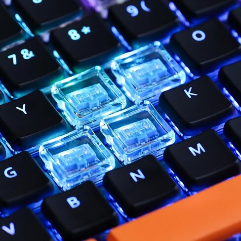 Arctic-Fox Low Profile PBT Mechanical Keyboard Keycaps for Kailh Chocolate Switch, 20-Pack, Custom Artisan Design,White in Saudi Arabia