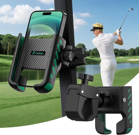 FLORICH Golf Cart Phone Holder Mount Magnetic Phone Holder Compatible with EZGO/Club Car/Yamaha, Ultra Strength 52 Magnet Cell Phone Caddy Compatible with iPhone/Galaxy/Google Pixel in Kuwait