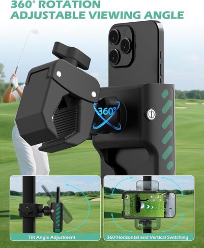 FLORICH Golf Cart Phone Holder Mount Magnetic Phone Holder Compatible with EZGO/Club Car/Yamaha, Ultra Strength 52 Magnet Cell Phone Caddy Compatible with iPhone/Galaxy/Google Pixel in Kuwait