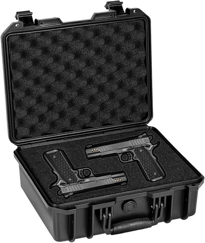 SEKKVY Gun Case for Handguns, Pistol Case Hard Shell in Kuwait