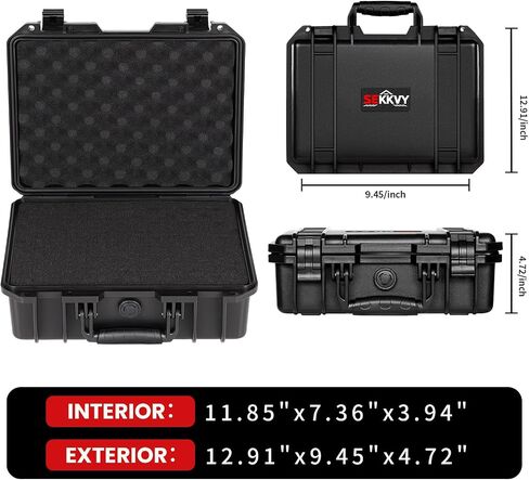 SEKKVY Gun Case for Handguns, Pistol Case Hard Shell in Kuwait