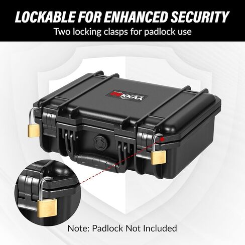 SEKKVY Gun Case for Handguns, Pistol Case Hard Shell in Kuwait