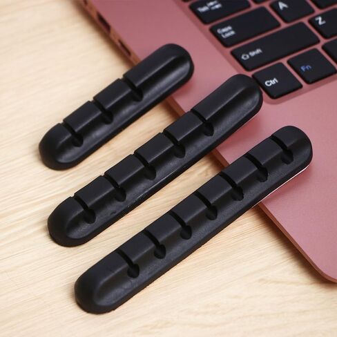 سطح المكتب أداة التشطيب حامل كابل سماعة الرأس سلك حامي إدارة الكبلات USB اكسسوارات السيارات السيارات (3 الكابلات) in Saudi Arabia