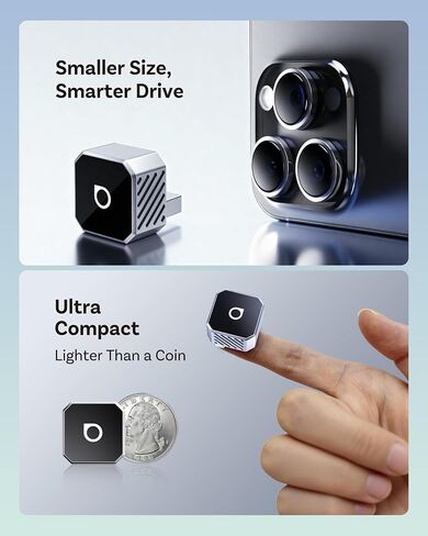 OTTOCAST Mini Pot 2025 2-in-1 Wireless CarPlay/Android Auto Adapter, 5GHz WiFi, Auto Connect for 2016+ Cars in Saudi Arabia