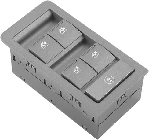 مفتاح نافذة كهربائي لهولدن كومودور لـ Vy for Vz 2002-2006 مفتاح التحكم الرئيسي في النافذة الكهربائية 13 دبابيس أسود أو رمادي 92111628 in Saudi Arabia