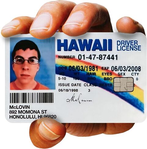 STICKIEMART McLovin ID DEBIT|CREDIT|TRANSIT|CARDS w/EZ Applicator included! (Small Chip) in Saudi Arabia