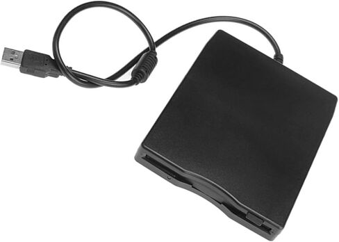 NOLITOY محرك أقراص مرنة خارجي USB محمول، قارئ أقراص مضغوطة خفيف الوزن مع نقل بيانات ثابت وتصحيح الأخطاء للكمبيوتر المحمول in Kuwait