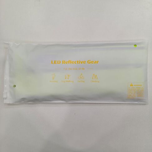 حزام ذراع LED للجري (عبوة من قطعتين)، أحزمة ذراع مضيئة للمشي ليلاً، أضواء قابلة لإعادة الشحن للعدائين، معدات ركض عاكسة للضوء عالية الوضوح وأساور معصم مضيئة قابلة للتعديل in Kuwait