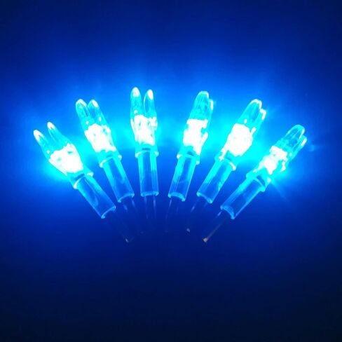 6 حزمة X/S مضاءة Nocks للسهام.204".233".244.246"داخل القطر الرماية Led Nocks الصيد يقرع in Kuwait
