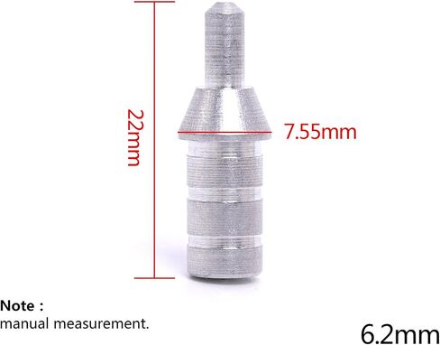 Pin Bushings - Premium 6.2 Anti-Shock Nock Protectors for Arrow Shafts - Compatible with Any Pin Nock - Machined from 7075 Aluminum - Dozen Pack in Saudi Arabia