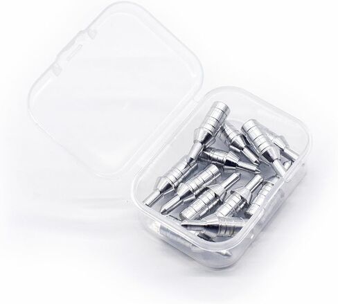 Pin Bushings - Premium 6.2 Anti-Shock Nock Protectors for Arrow Shafts - Compatible with Any Pin Nock - Machined from 7075 Aluminum - Dozen Pack in Saudi Arabia