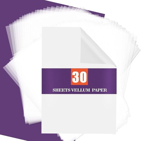90PCS Graphite Transfer-Paper and 60PCS Tracing-Paper - Carbon Paper for Tracing Graphite Paper Carbon Copy Paper for Wood,Craft,Canvas DIY A4 Size 8.5 X 11 Inch in Kuwait