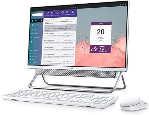 Dell 27 All-in-One Desktop Computer PC - 32GB RAM, 1TB SSD, 27" FHD IPS Touchscreen, Intel 7-150U CPU (up to 5.4GHz), Wireless KB & Mouse, Wi-Fi 6E, Bluetooth, Wind 11 Pro, Accessories in Saudi Arabia