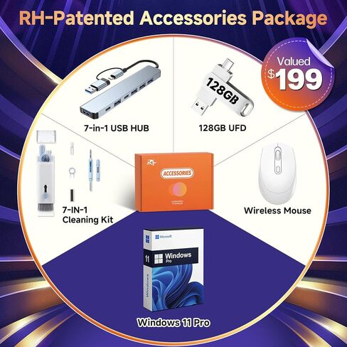 كمبيوتر مكتبي ديل انسبايرون 7730 الكل في واحد، شاشة لمس 27 بوصة، كور 7-150U (حتى 5.4 جيجاهرتز)، ذاكرة الوصول العشوائي DDR5 سعة 32 جيجابايت، 1 تيرابايت SSD، NVIDIA GeForce MX570A، Copilot AI، Windows 11 Pro، لوحة مفاتيح وماوس لاسلكي، مع ملحقات in Kuwait