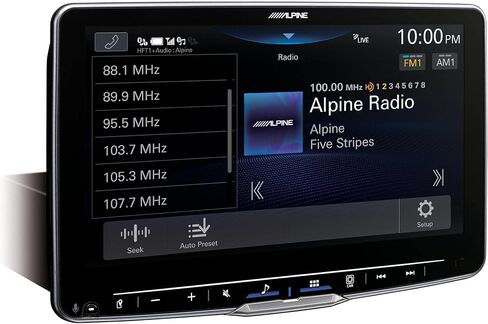 جهاز استقبال Alpine ILX-F509 Halo9 مقاس 9 بوصات متوافق مع نظام Android Auto اللاسلكي وApple CarPlay مع كاميرا DVR-C320R Alpine Dash in Saudi Arabia