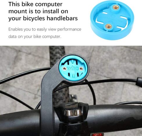 Bike Computer Mount, 2Pcs Bike Computer Extension Mount Nylon Bike Computer Adapter Converter Adapter Base Replacement for Wahoo in Saudi Arabia