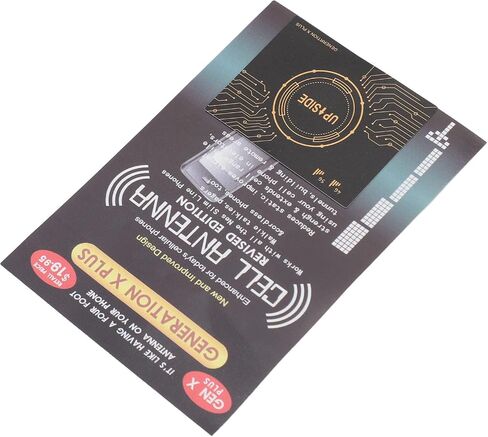 Dpofirs Mobile Phone Signal Amplification Stickers, Powerful Reception Amplification Kit for Elevators, Mountaineering Tunnels, Black Gold for Boats, Mountains in Saudi Arabia