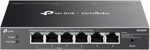 Omada 6-Port Gigabit Easy Managed Switch مع 4-Port PoE+ in Saudi Arabia