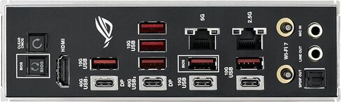ROG Crosshair X870E Hero BTF AMD ATX Board with Hidden-Connector Design & high-Power GPU Slot for Clean Cable Management, 18+2+2 Power, DDR5, WiFi 7, 5X M.2, PCIe 5.0, USB4, Advanced AI PC Ready in Saudi Arabia