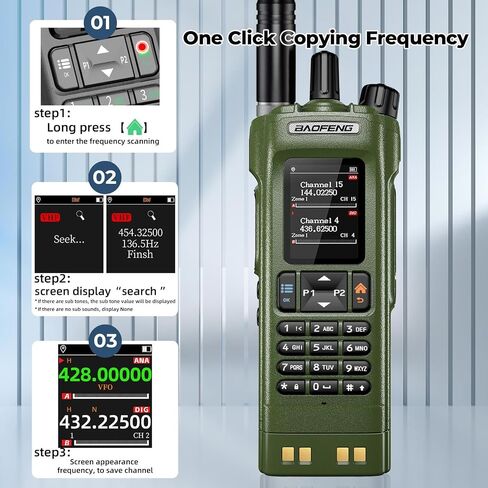 BAOFENG DM32 DM-32UV DMR Radio | Walkie Talkies Long Range | Digital Two-Way Radio | 10W High Power Ham Radio with GPS Positioning | Programming & Type-C Charging | 1PC (2500mAh Battery) in Saudi Arabia