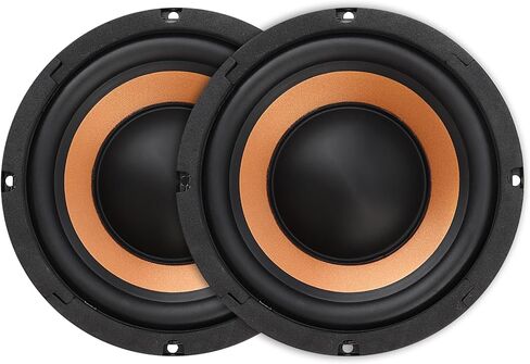 مكبر صوت جهير 8 بوصة، قطعتان من مكبرات صوت السيارة ذات استجابة ترددية واسعة ومكبر صوت ستيريو للسيارة الصوتية/المسارح المنزلية in Kuwait