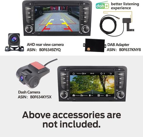 ستيريو سيارة Linux سريع التمهيد متوافق مع Audi A3 S3 RS3 8P 2003-2012 بلوتوث/CarPlay اللاسلكي/Android Auto/FM/AM/RDS/USB in Kuwait