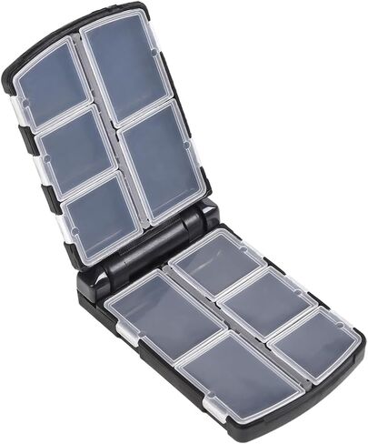 28054 Semi Automatic Opening And Closing Accessories Box Fish Hook Tools Box, Size: Small in Saudi Arabia