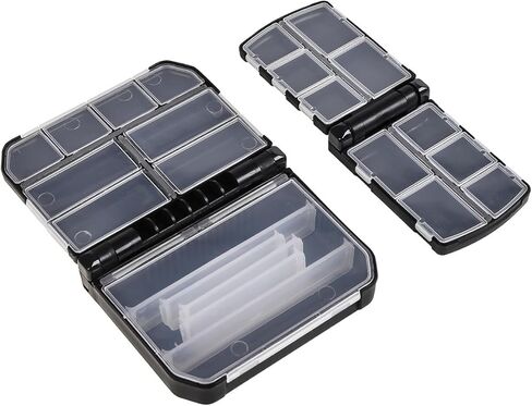 28054 Semi Automatic Opening And Closing Accessories Box Fish Hook Tools Box, Size: Small in Saudi Arabia