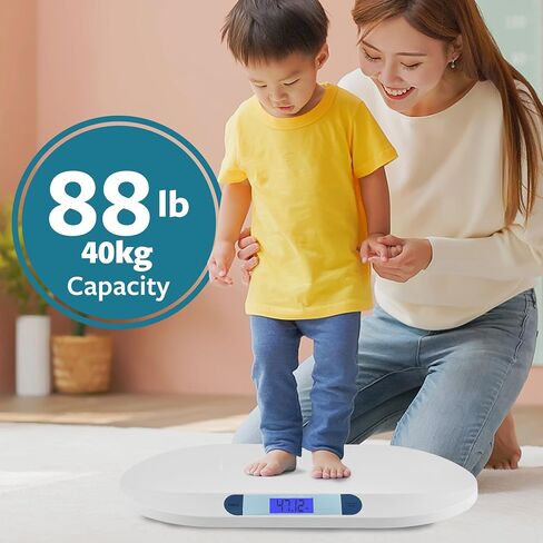 سمارت ويه ميزان اطفال من كومفورت مع 3 اوضاع وزن، سعة 44 باوند (باوند)، ميزان رقمي دقيق للرضع والاطفال الصغار والرضع in Kuwait