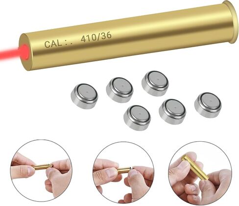 GOTICAL 410 مقياس ريد دوت ليزر تتحمل البصر الليزر المدرب رصاصة اطلاق النار محاكاة نطاق الصيد لخرطوشة البندقية ريد دوت ليزر البصر Boresighter in Kuwait
