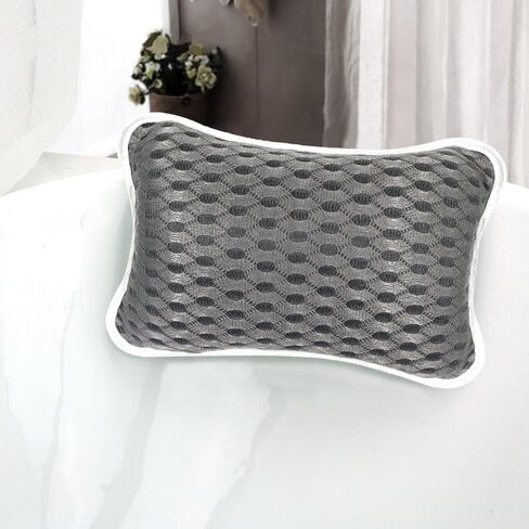 Conbella Luxury Bath Pillows for tub, Slip Resistant Waterproof Bath Pillows for tub Neck and Back Support with 2 Strong Suction Cups, Relaxing Spa Essentials. in Saudi Arabia