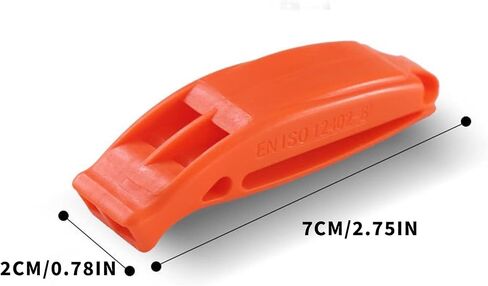 2-Pack Whistle Emergency Safety with Lanyards - High Decibel Survival Whistle for Life Jackets, Boating, Kayaking, Hiking, Hunting & Rescue in Saudi Arabia