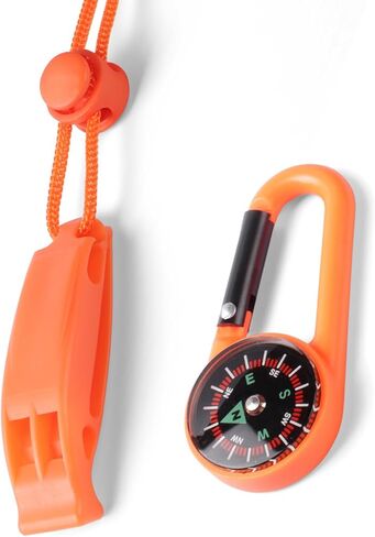 2-Pack Whistle Emergency Safety with Lanyards - High Decibel Survival Whistle for Life Jackets, Boating, Kayaking, Hiking, Hunting & Rescue in Saudi Arabia