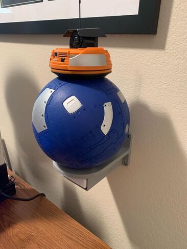 حامل تثبيت على الحائط ثلاثي الأبعاد لوحدة Droid Depot BB (BB-8 BB8) متوافق مع Star Wars المتوافق مع Galaxy's Edge in Kuwait