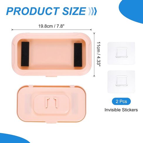 PATIKIL 2 Pcs Shower Phone Holder Waterproof, 360° Retractable Adjustable Shower Phone Case Anti Fog Wall Mount for Bathroom Mirror Bathtub Fit for 7-Inch, White in Saudi Arabia