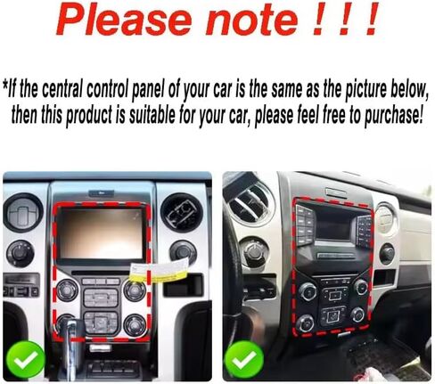 شاشة Carplay مقاس 12.1 بوصة لسيارة Ford F150 Raptor 2013-2015 Years، مع Carplay Wireless Android Auto، مشغل وسائط ملاحة بلوتوث ستيريو للسيارة GPS WiFi (12.1 بوصة F150 2GB+32GB) in Kuwait
